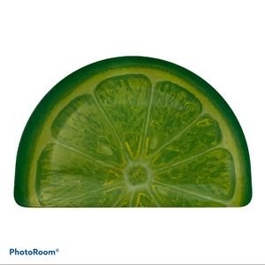 Vintage Lime Platter Mela-Ware 15”x101/4”